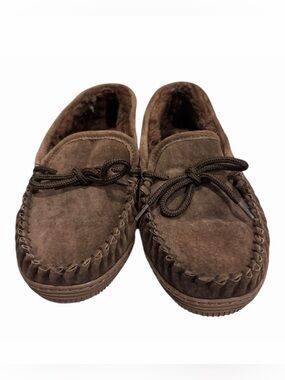 Lamo Men's Chocolate‎ Suede Loafers